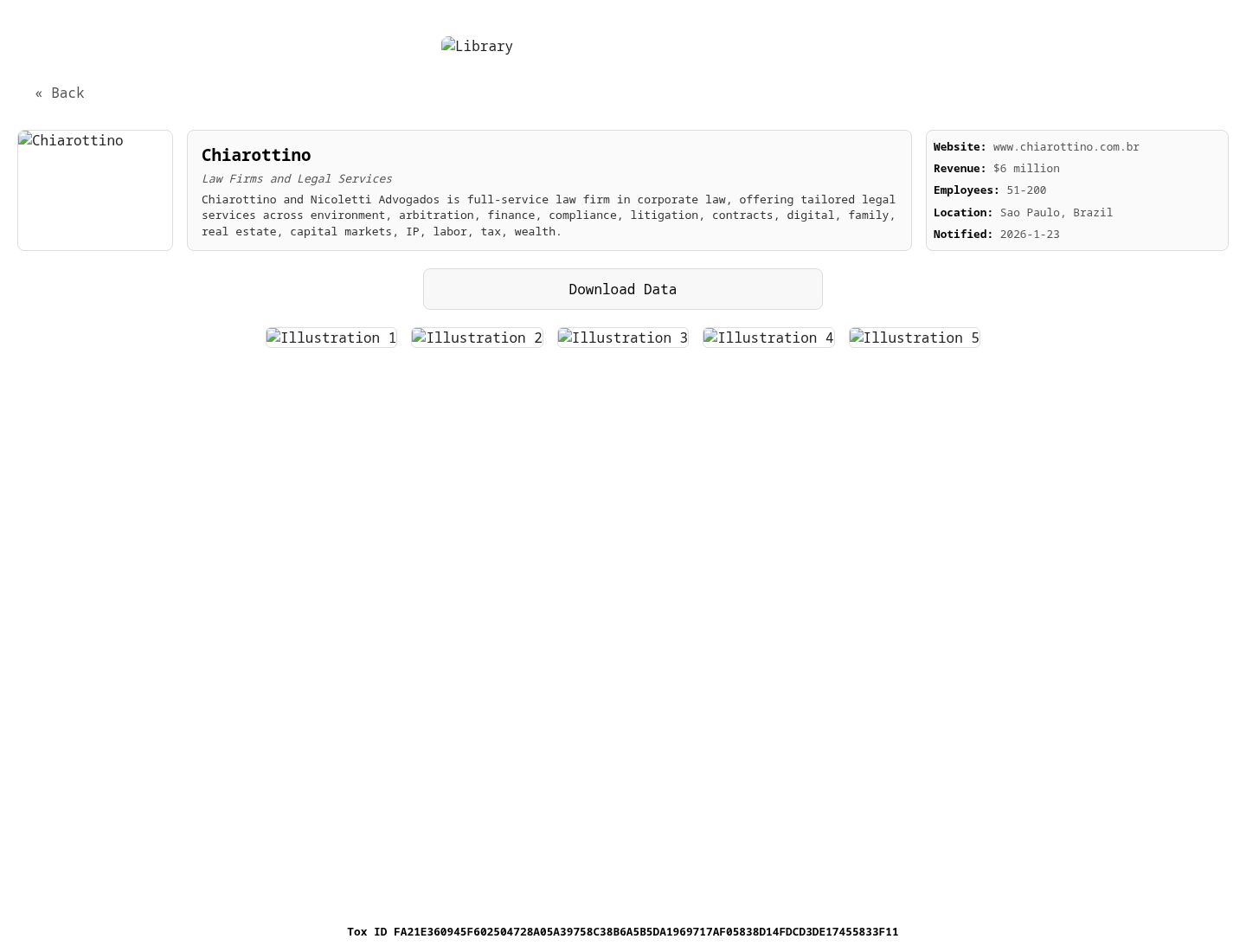Screenshot der Detailseite