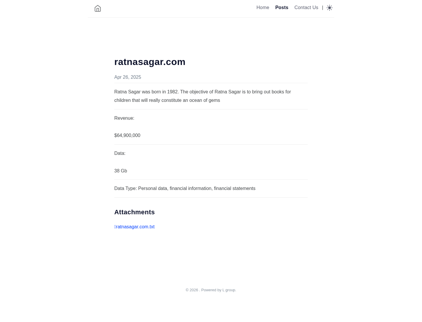 Screenshot der Detailseite