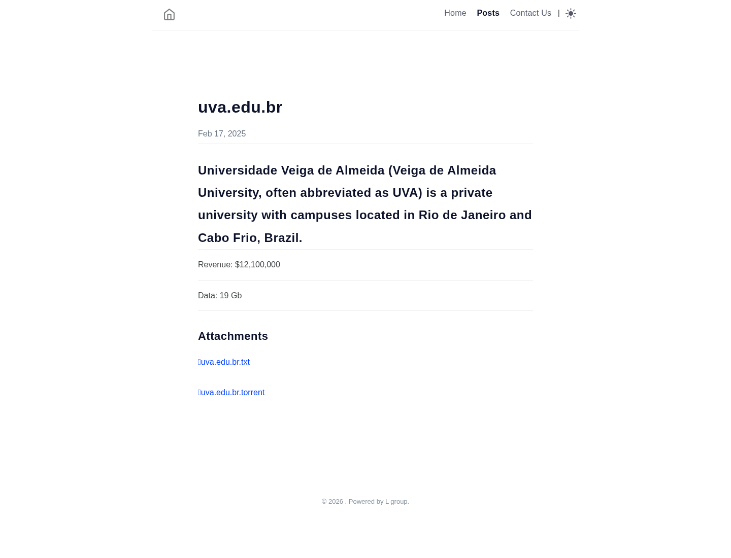 Screenshot der Detailseite