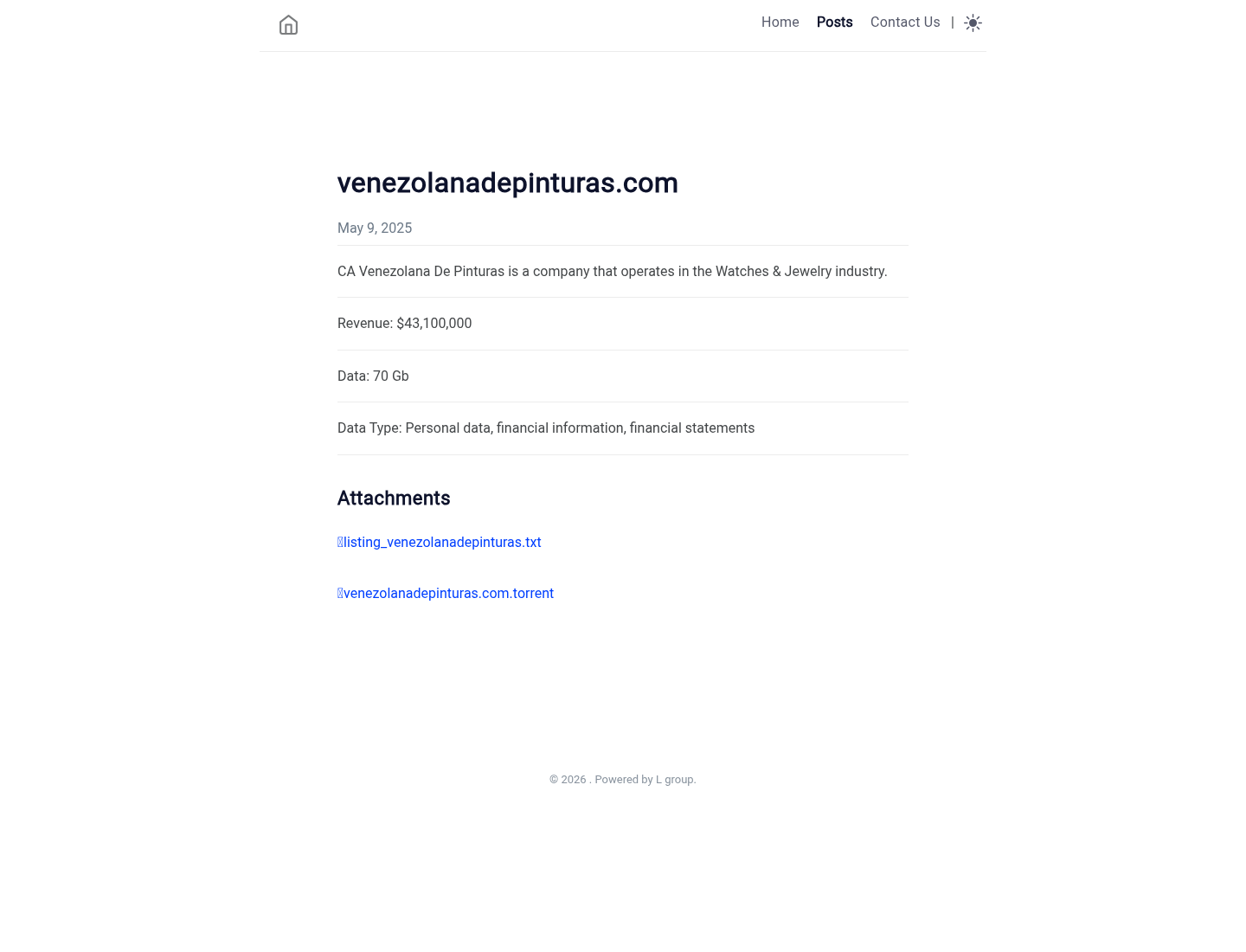 Screenshot der Detailseite