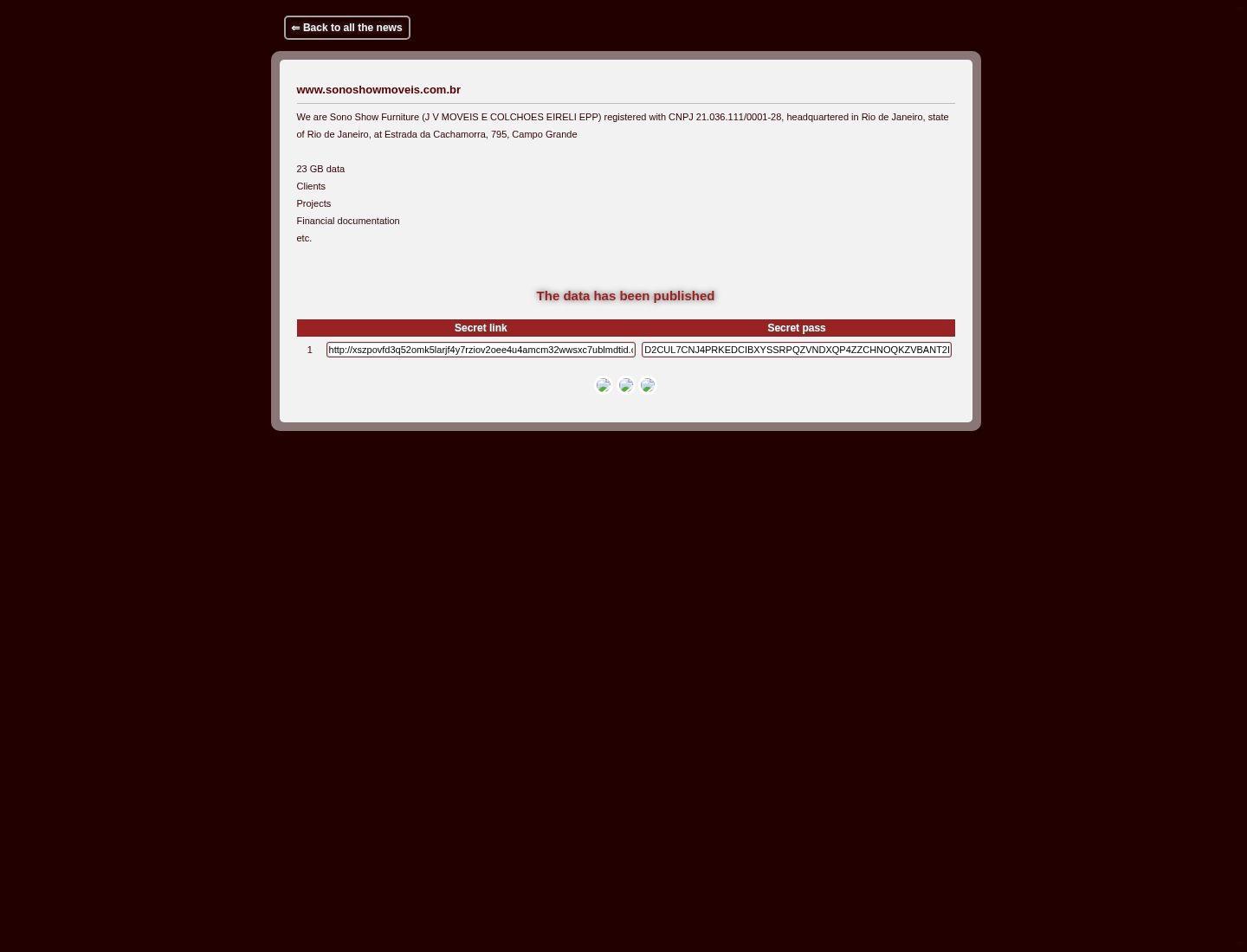 Screenshot der Detailseite