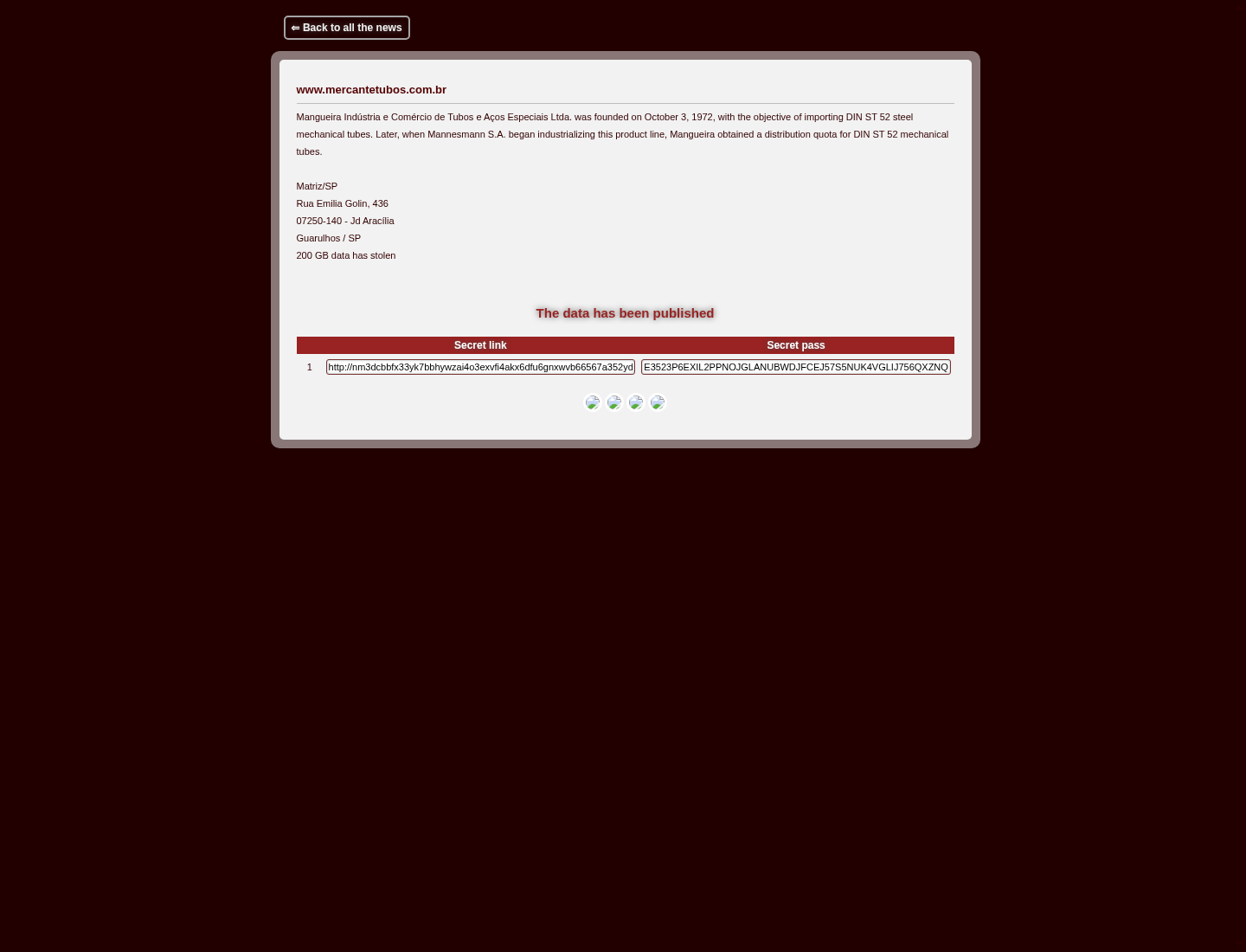Screenshot der Detailseite