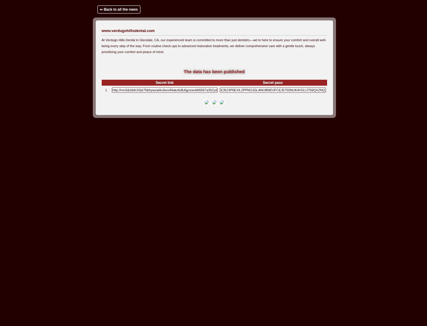 Screenshot der Detailseite