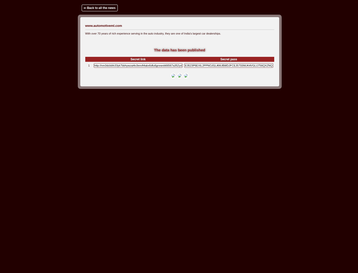Screenshot der Detailseite