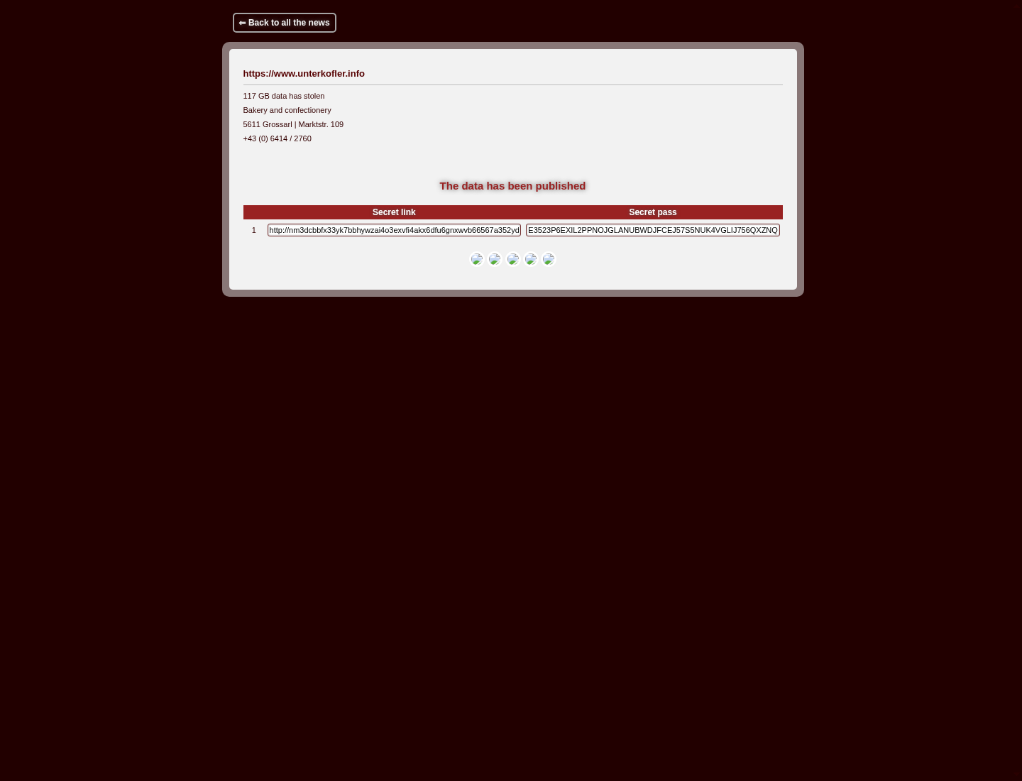 Screenshot der Detailseite