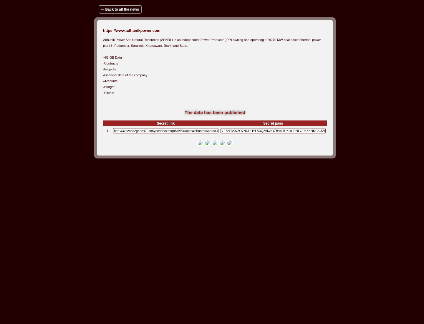 Screenshot der Detailseite