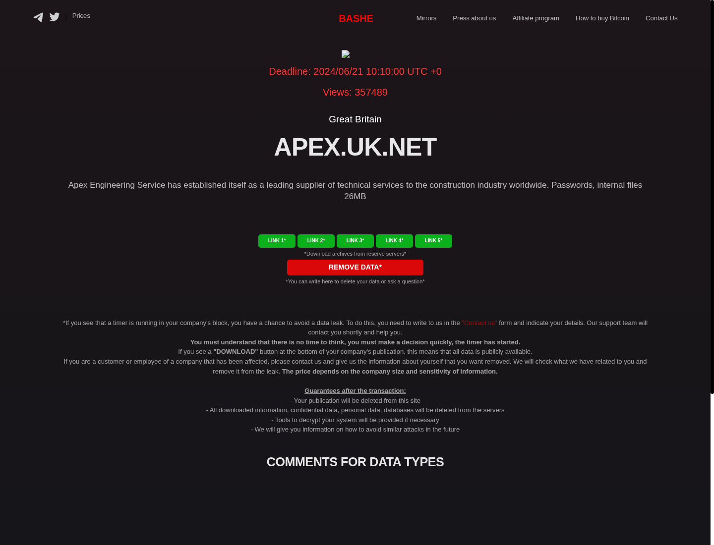 Screenshot der Detailseite