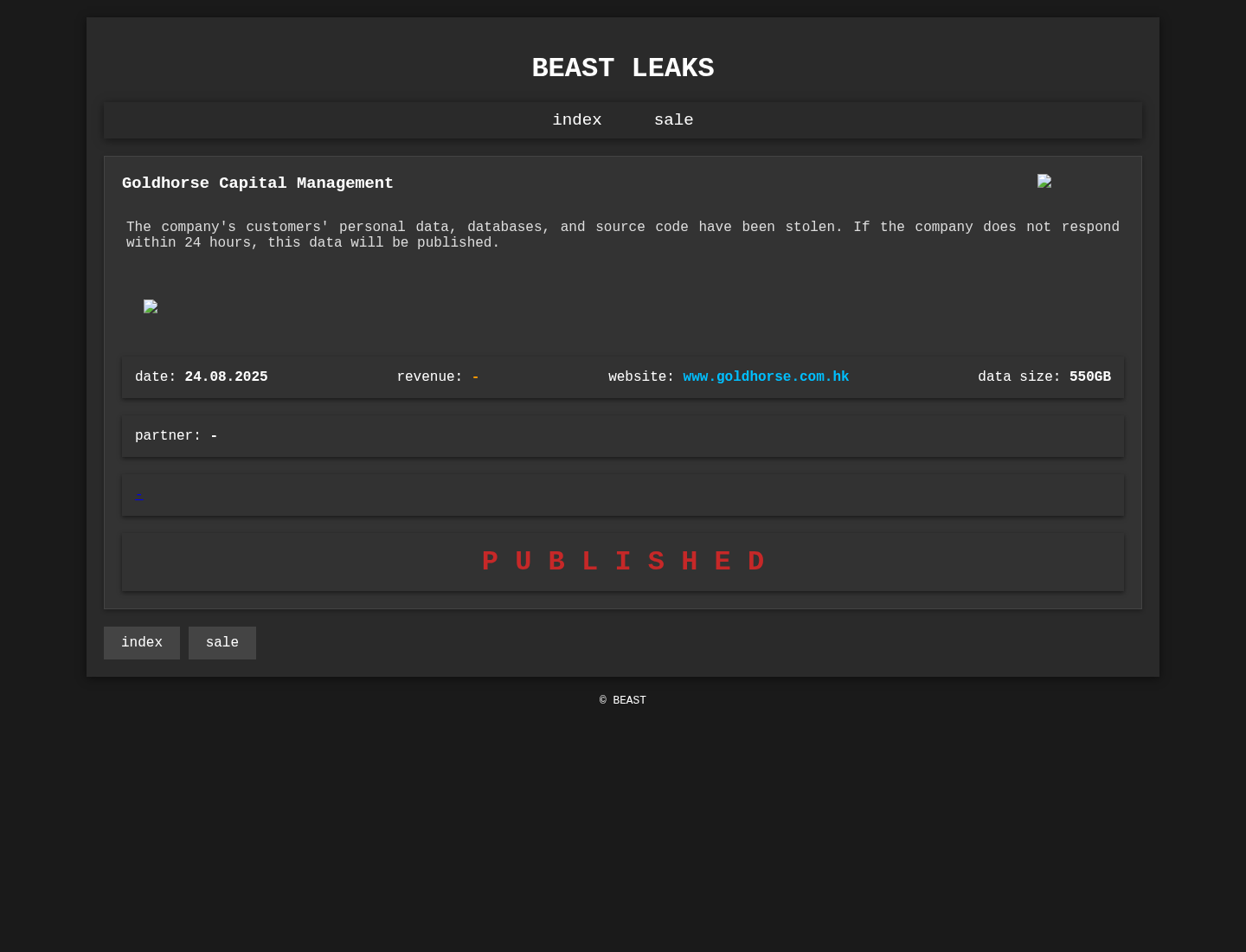 Screenshot der Detailseite