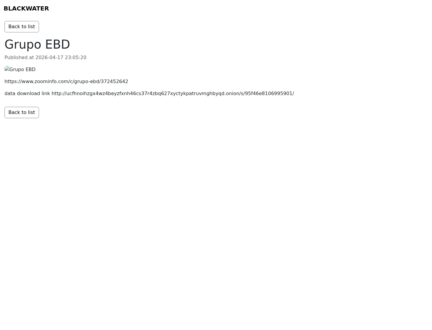 Screenshot der Detailseite