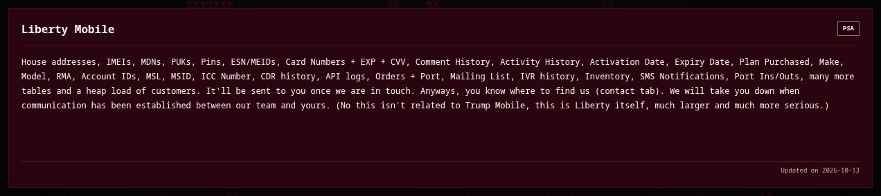 Screenshot der Detailseite