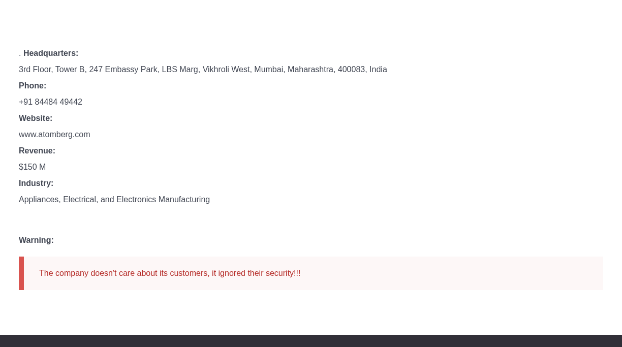Screenshot der Detailseite
