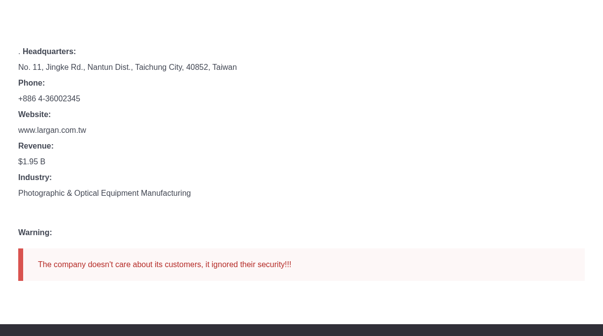 Screenshot der Detailseite