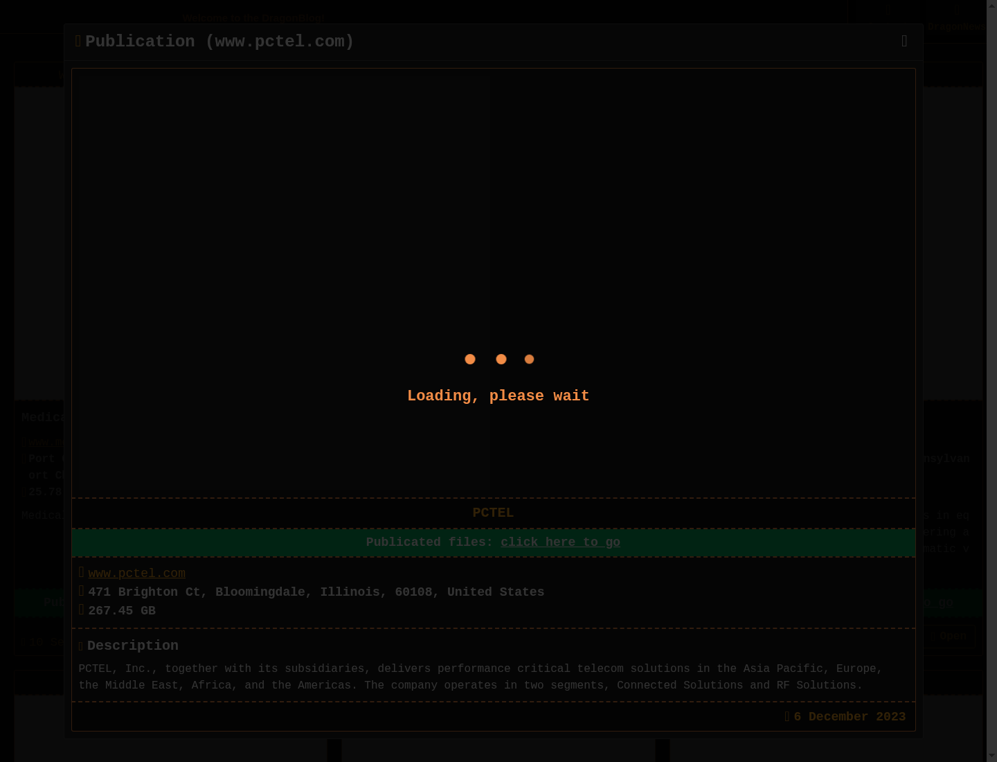 Screenshot der Detailseite