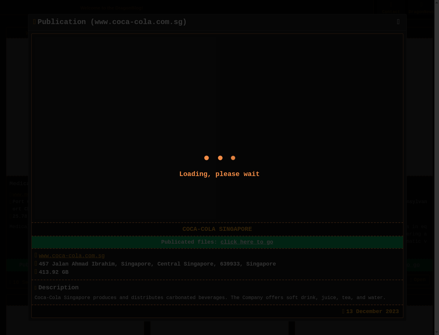 Screenshot der Detailseite