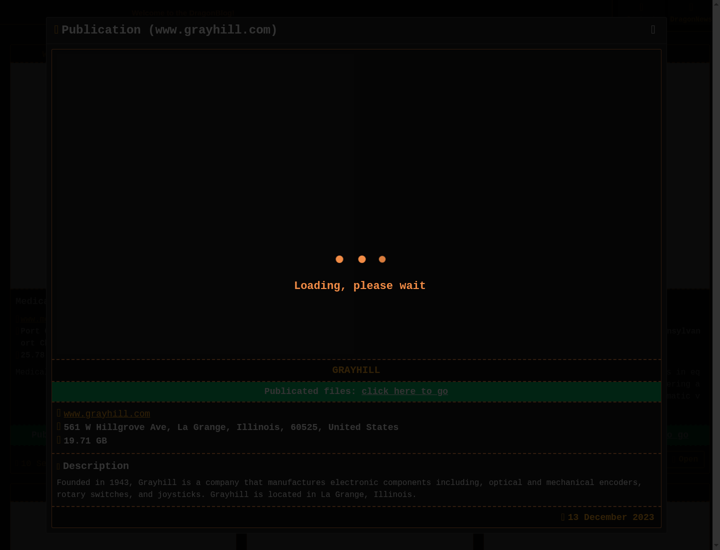Screenshot der Detailseite