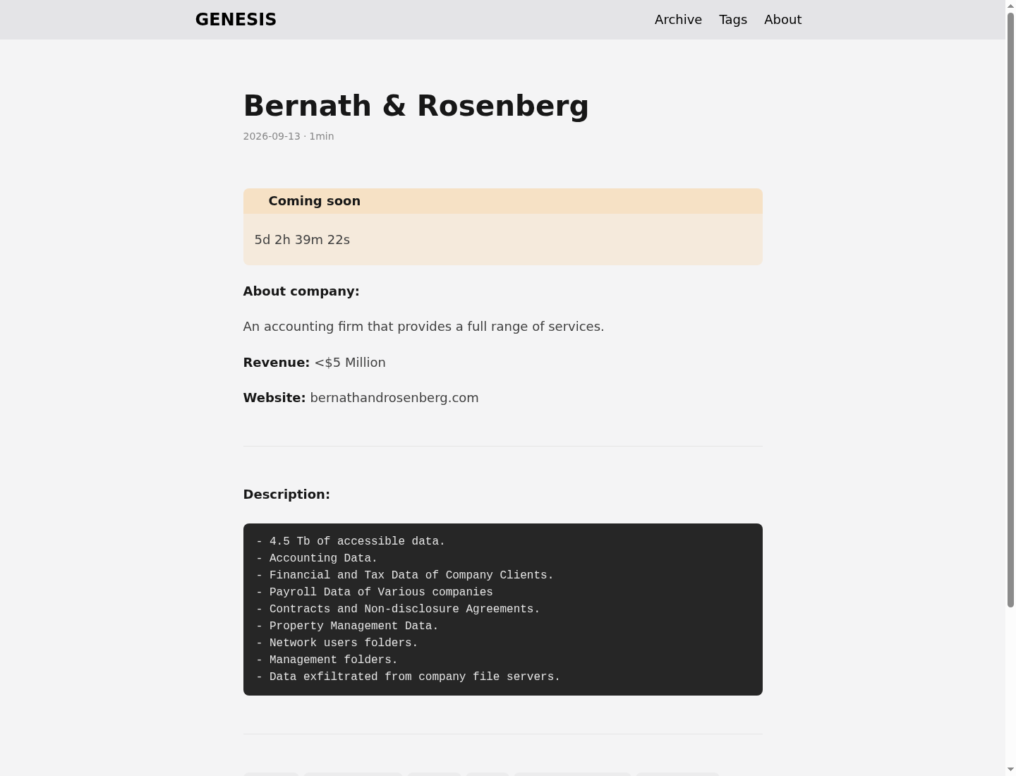 Screenshot der Detailseite