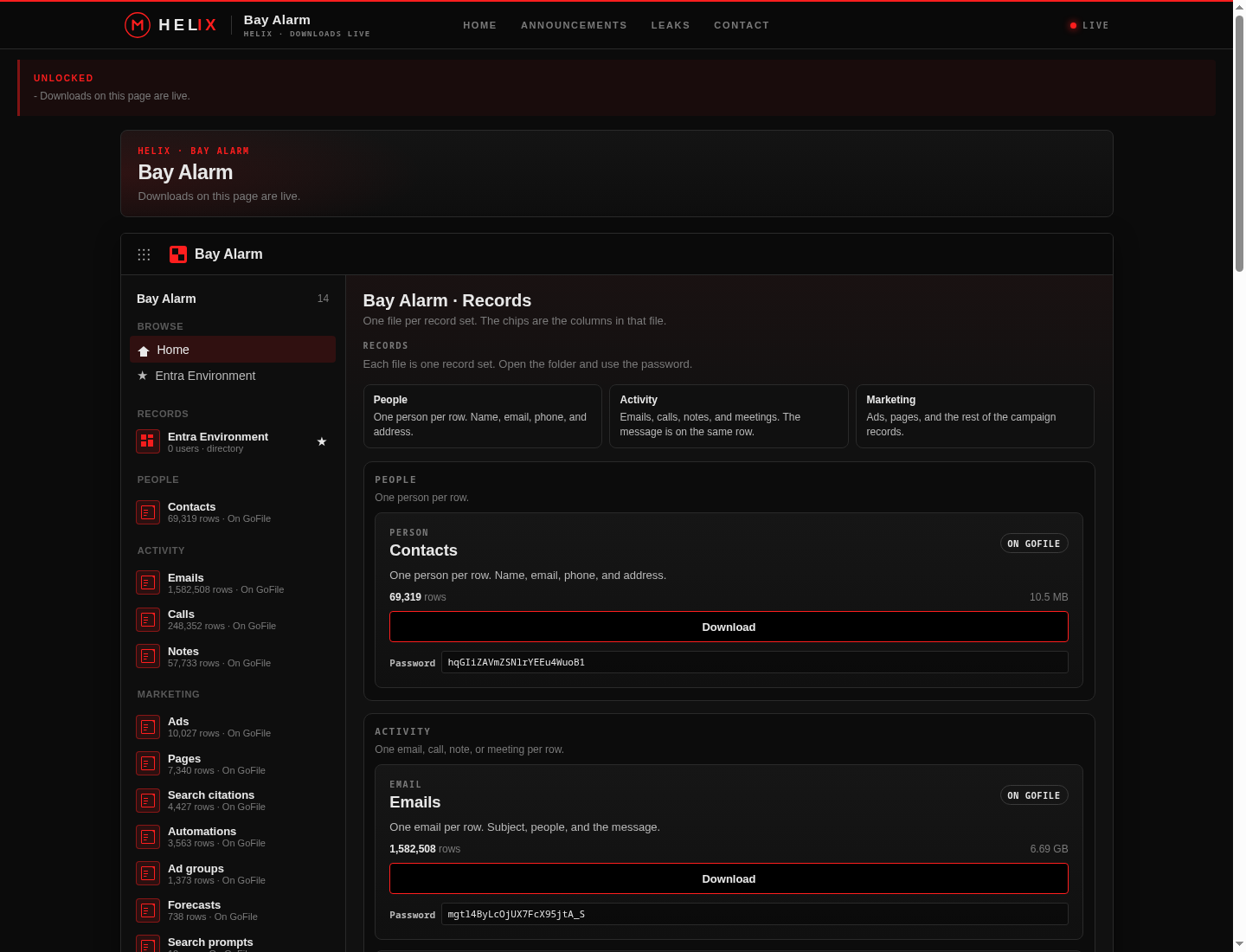 Screenshot der Detailseite