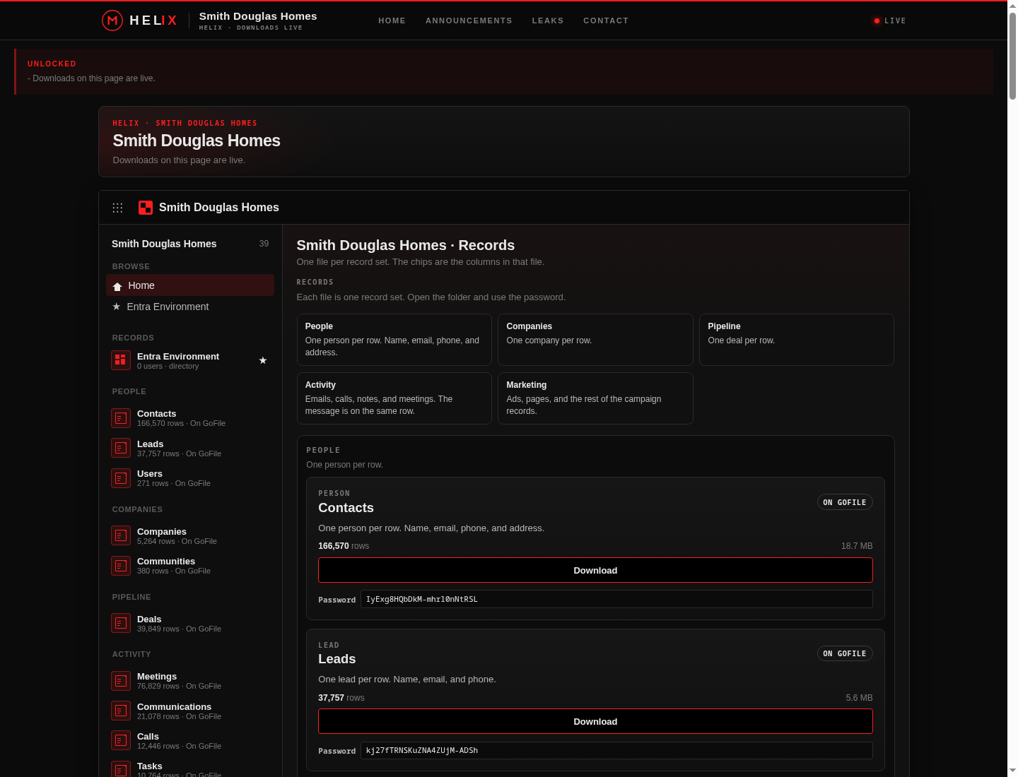 Screenshot der Detailseite