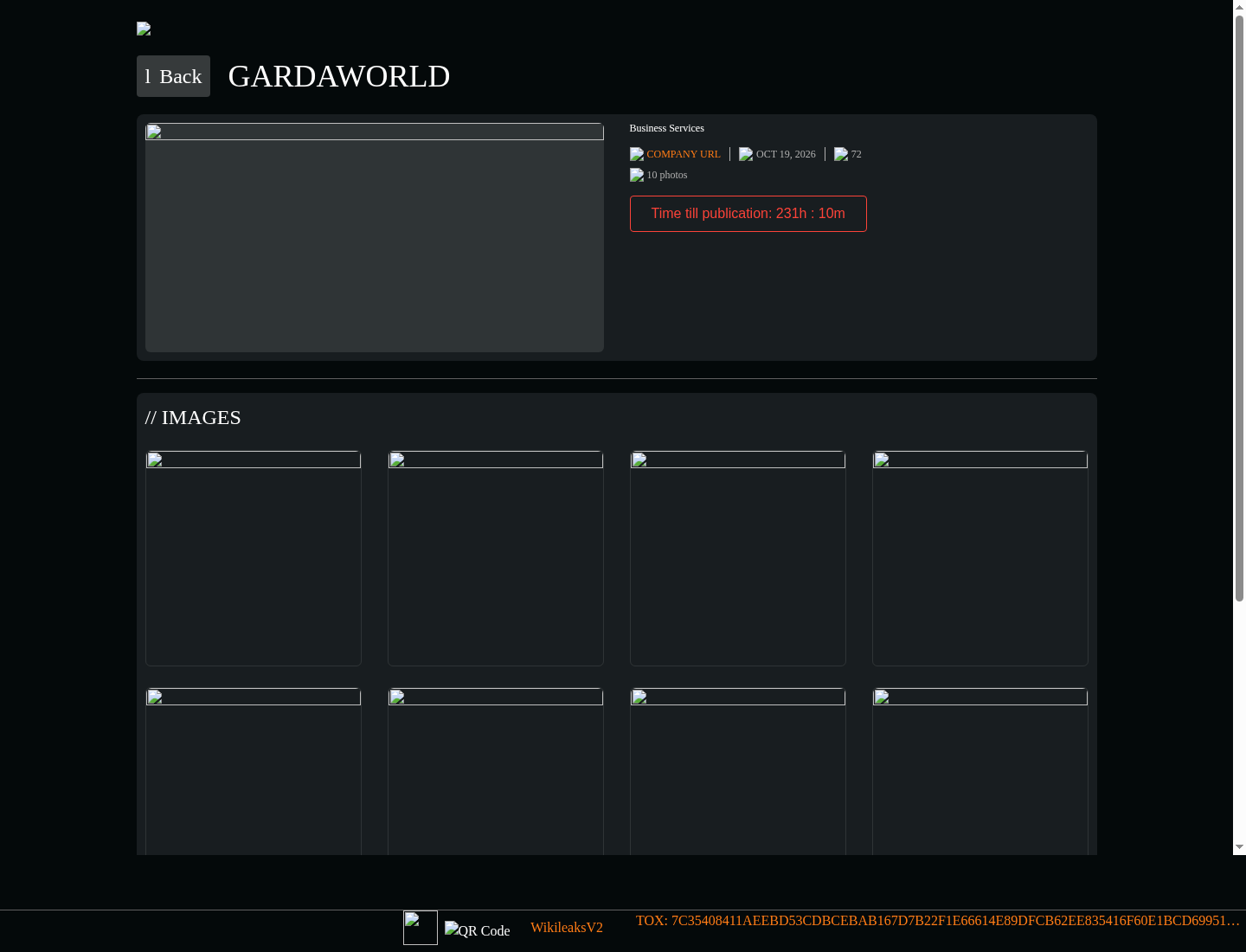 Screenshot der Detailseite