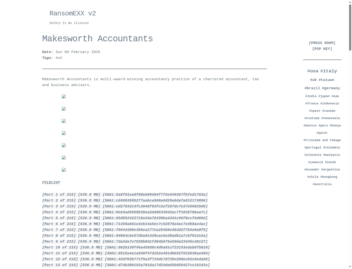 Screenshot der Detailseite