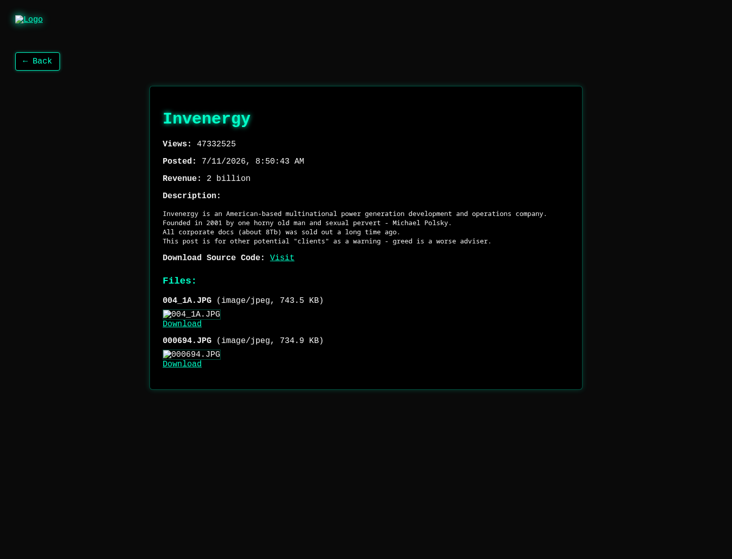 Screenshot der Detailseite