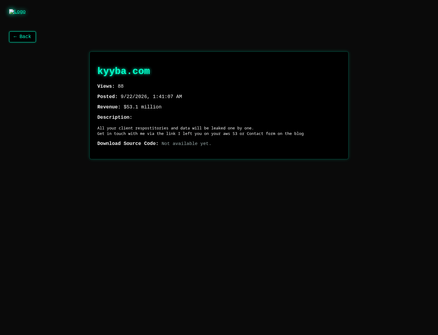 Screenshot der Detailseite
