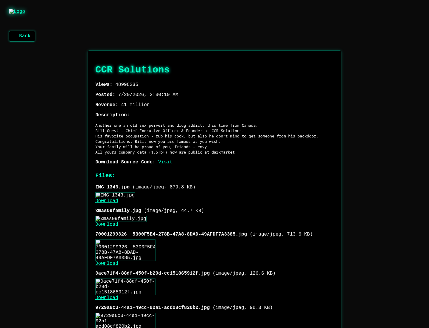Screenshot der Detailseite