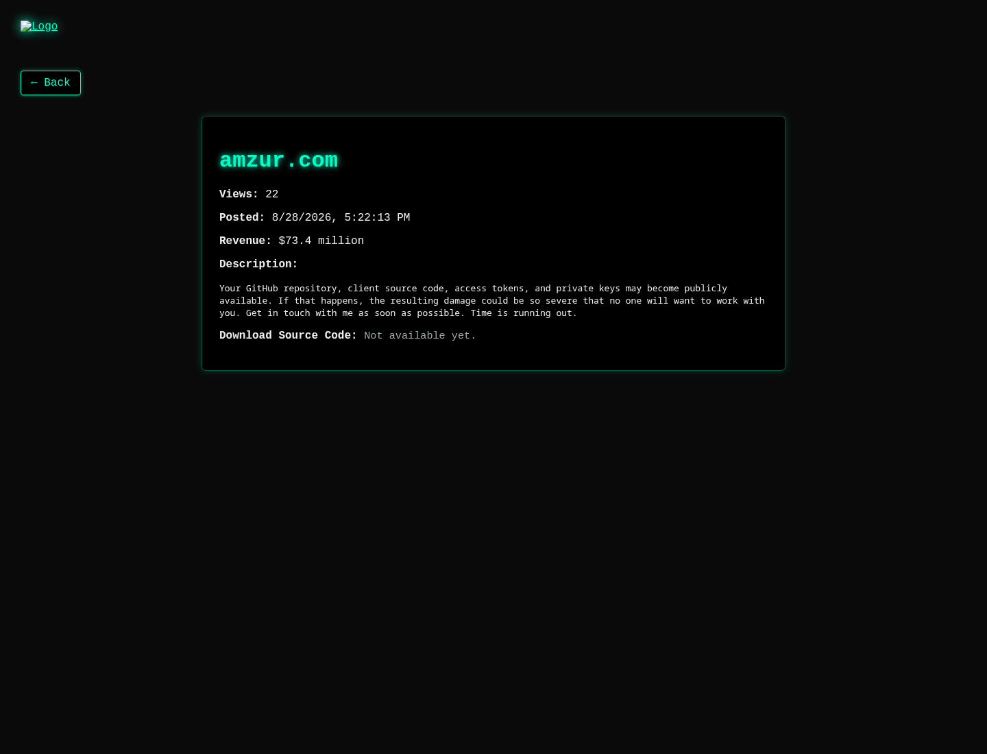 Screenshot der Detailseite